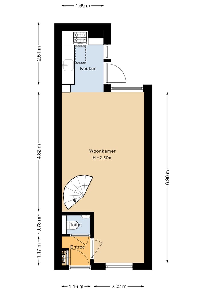 Foto 36 van Lange Annastraat 12-A