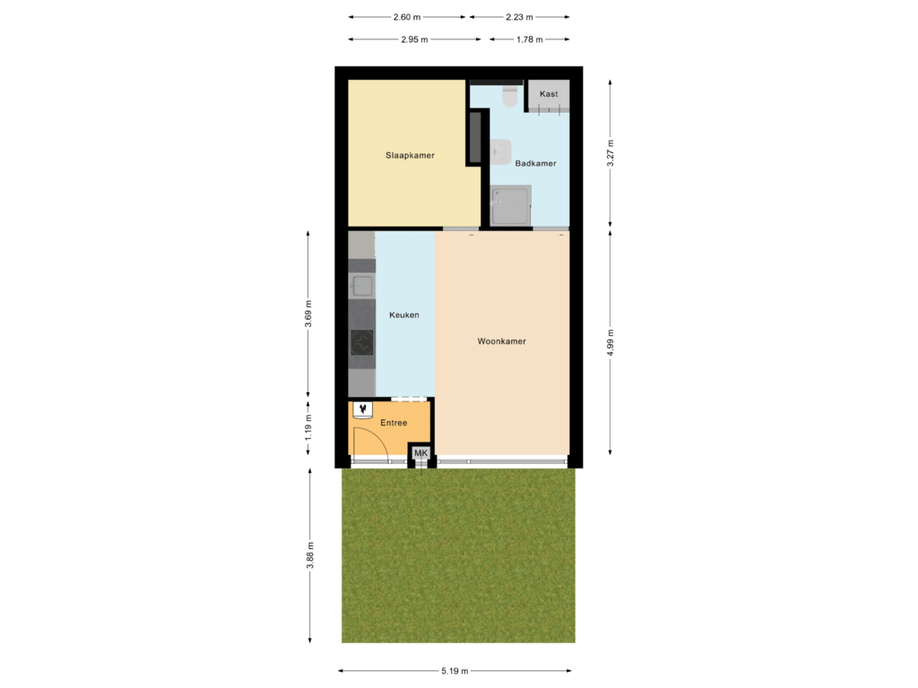 Woning met tuin