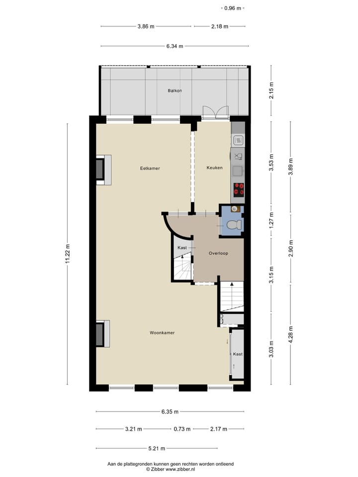 Foto 29 van Tollensstraat 96-B