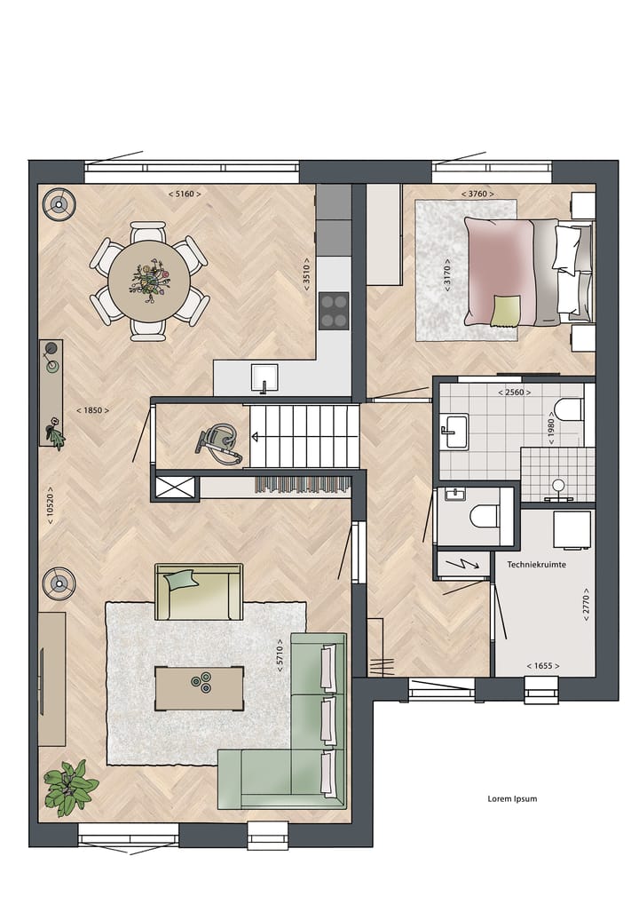 Foto 4 van Levensloopbestendige tweekapper (Bouwnr. 1)