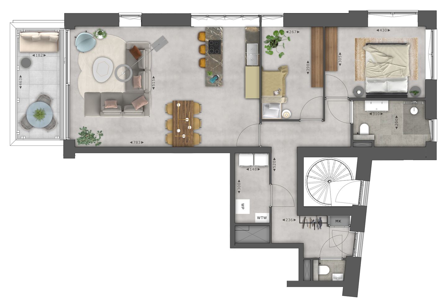 Photo 1 of Type A Woonlaag 3 (Bouwnr. 3.01)