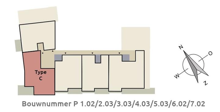 Foto 7 van Type C HOEK Woonlaag 3 (Bouwnr. 3.03)