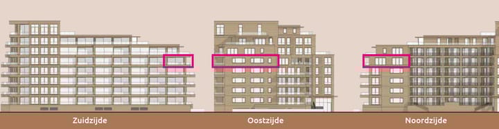 Foto 8 van Type H HOEK Woonlaag 5 (Bouwnr. 5.07)