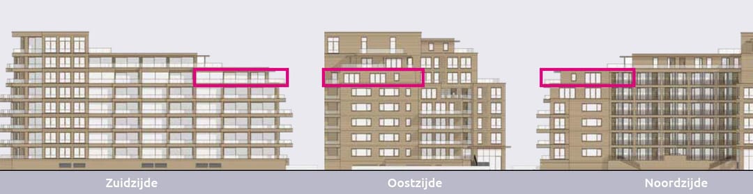 Foto 8 van Type PENTHOUSE Woonlaag 6 (Bouwnr. 6.05)