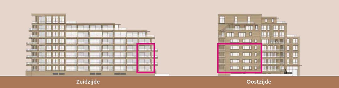 Foto 8 van Type F HOEK Woonlaag 4 (Bouwnr. 4.07)