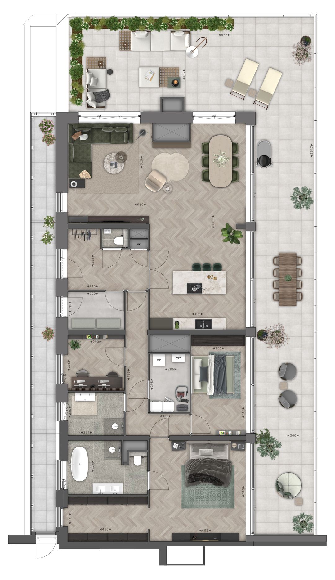 Photo 2 of Type PENTHOUSE Woonlaag 8 (Bouwnr. 8.01)