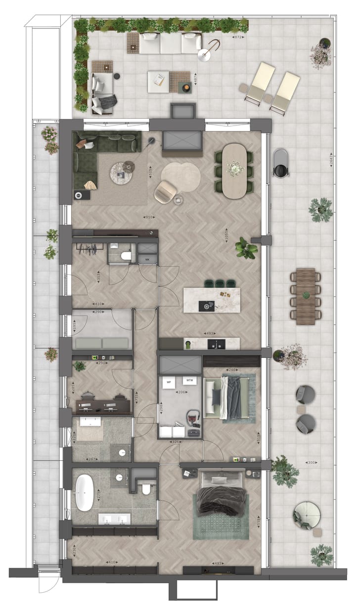 Photo 2 of Type PENTHOUSE Woonlaag 8 (Bouwnr. 8.01)