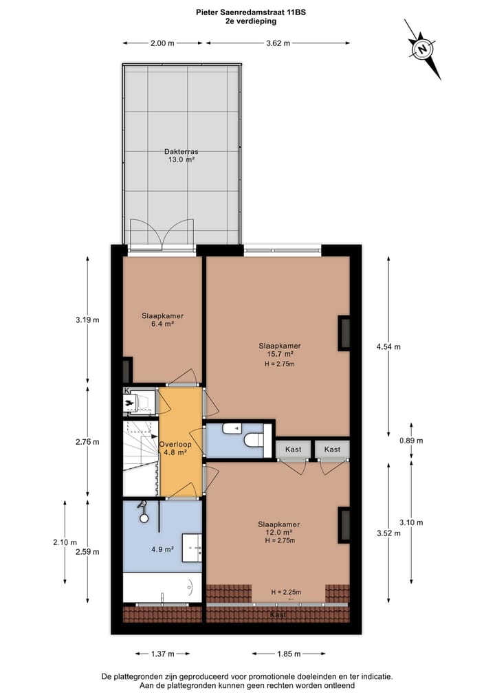 Foto 43 van Pieter Saenredamstraat 11-BS