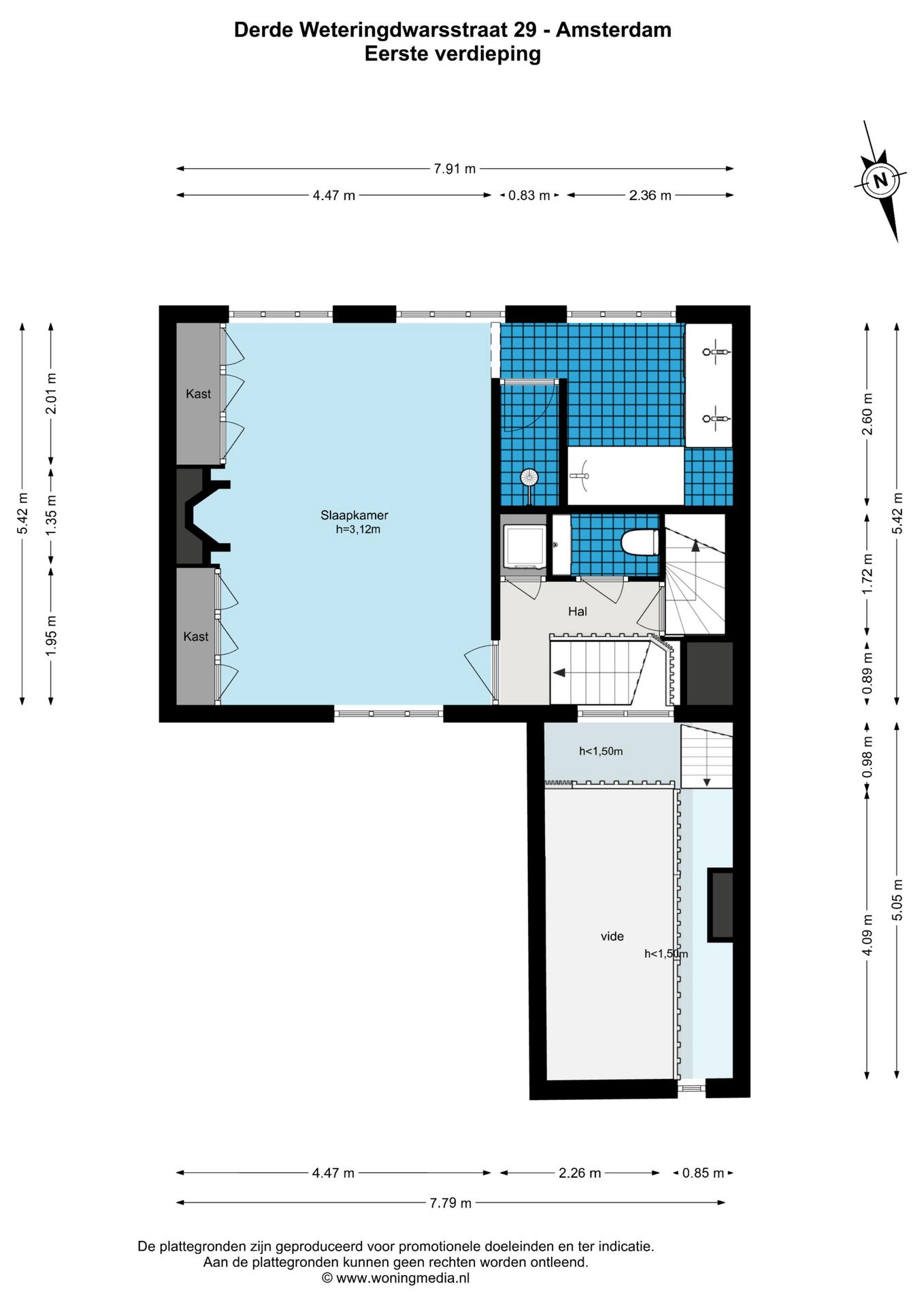 Foto 48 van Derde Weteringdwarsstraat 29