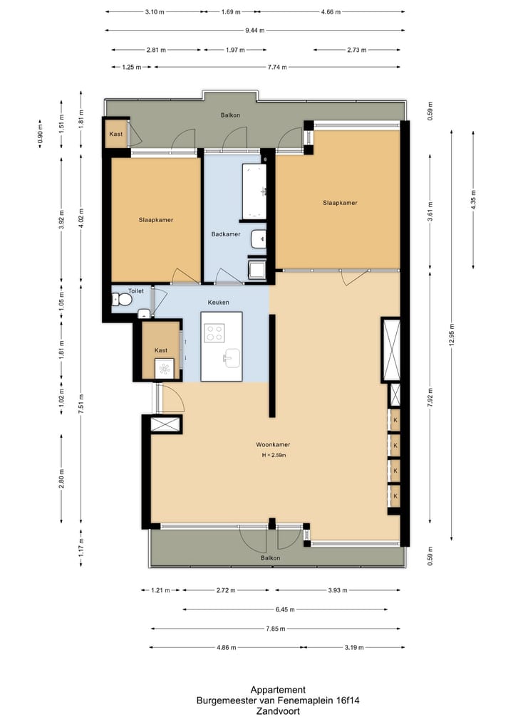 Photo 34 of Burgemeester van Fenemaplein 16-F14