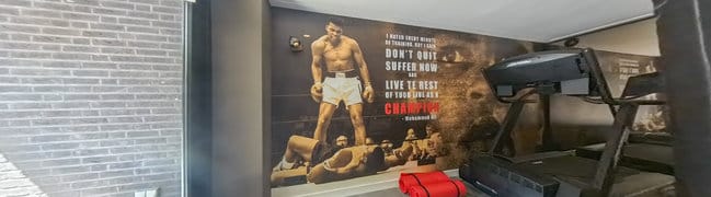 Gym in het souterain