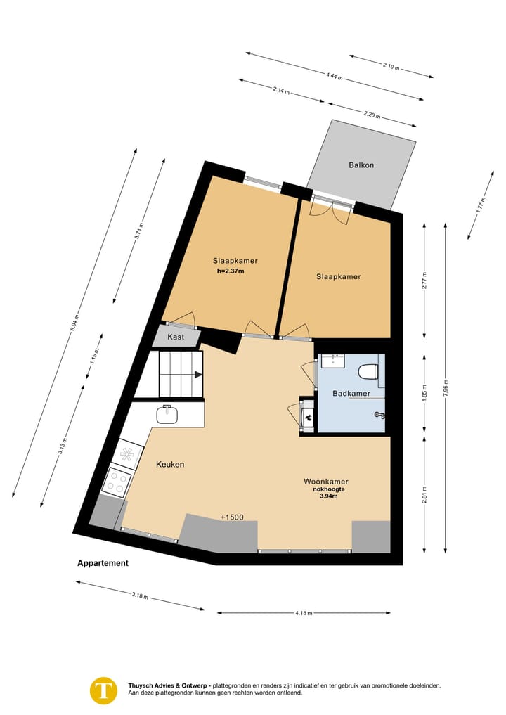 Foto 21 van Zuiderkerkstraat 14-B