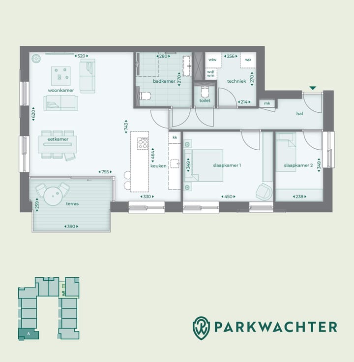 Photo 2 of Type A (Bouwnr. 2.01)