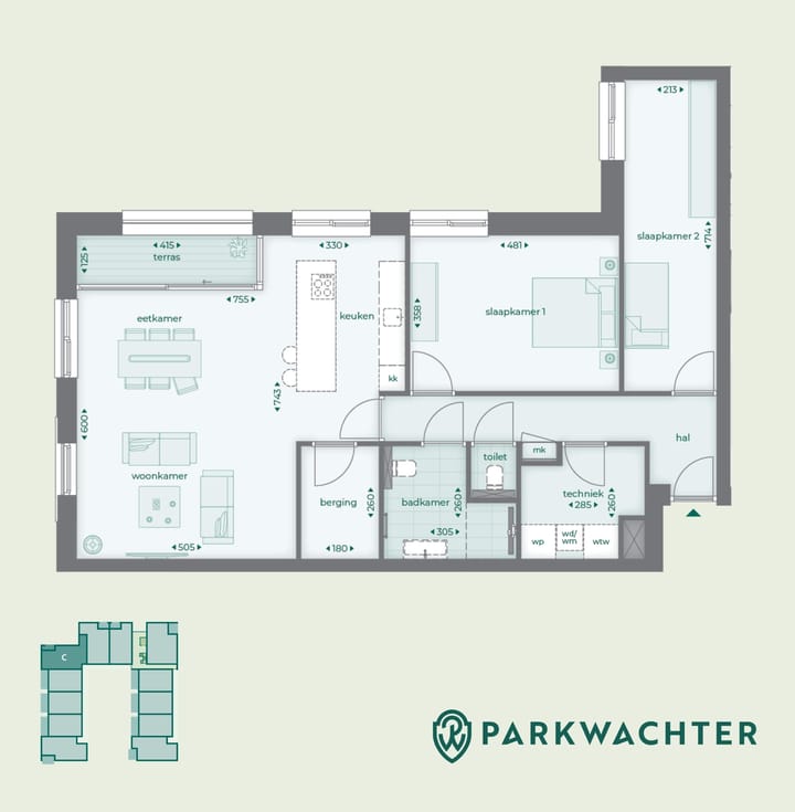 Foto 2 van Type C (Bouwnr. 1.05)