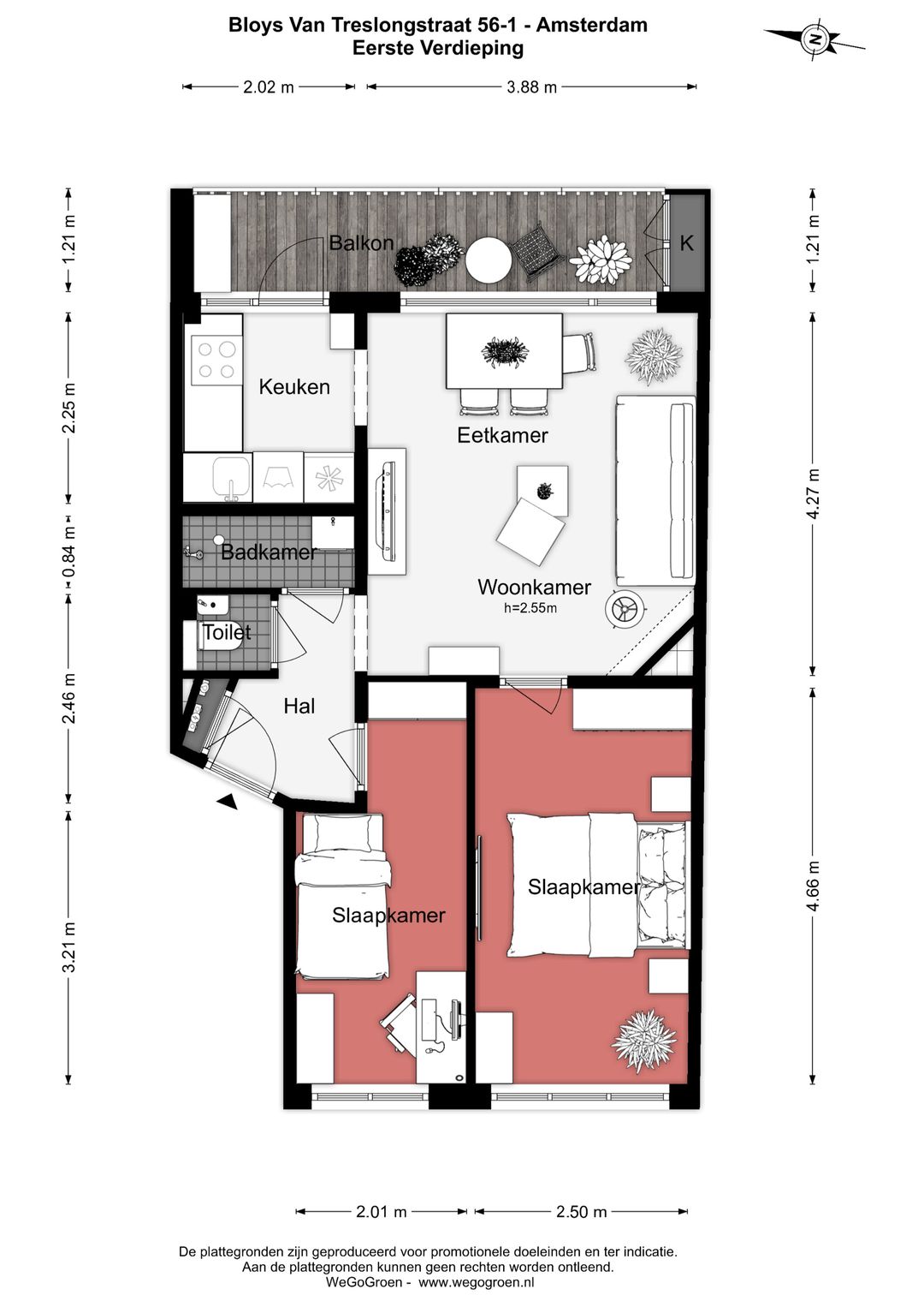 Foto 32 van Bloys van Treslongstraat 56-1