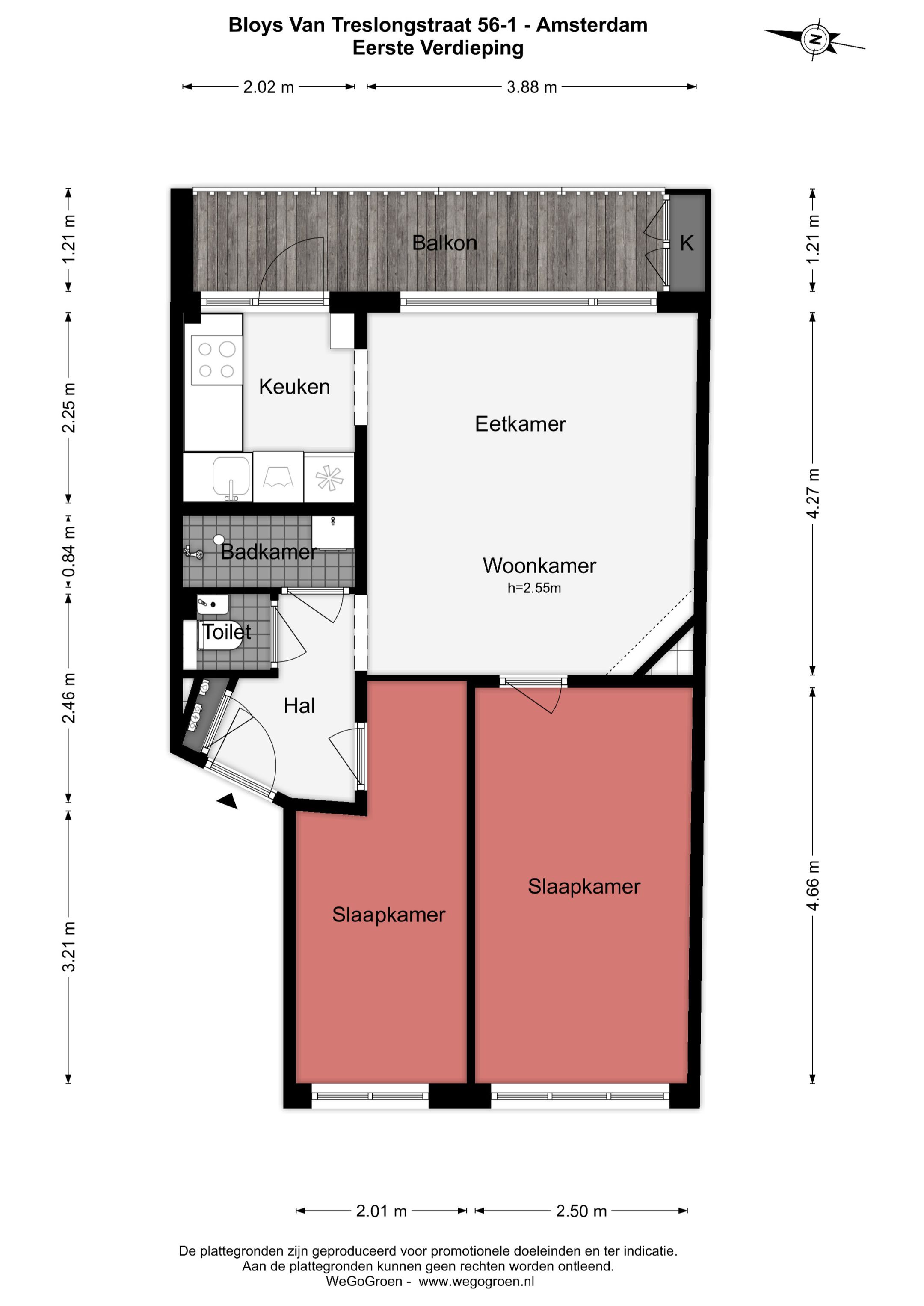 Foto 33 van Bloys van Treslongstraat 56-1