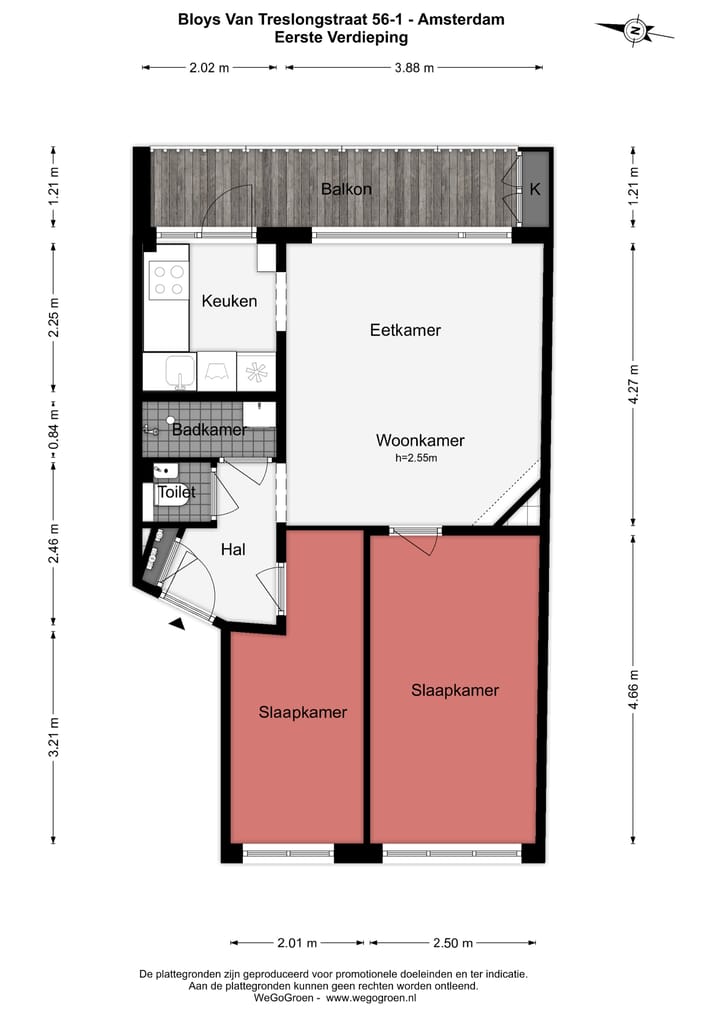 Foto 33 van Bloys van Treslongstraat 56-1