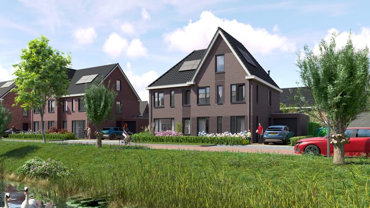 Foto 1 van Twee-onder-één-kapwoning - fase 3A (Bouwnr. 127)