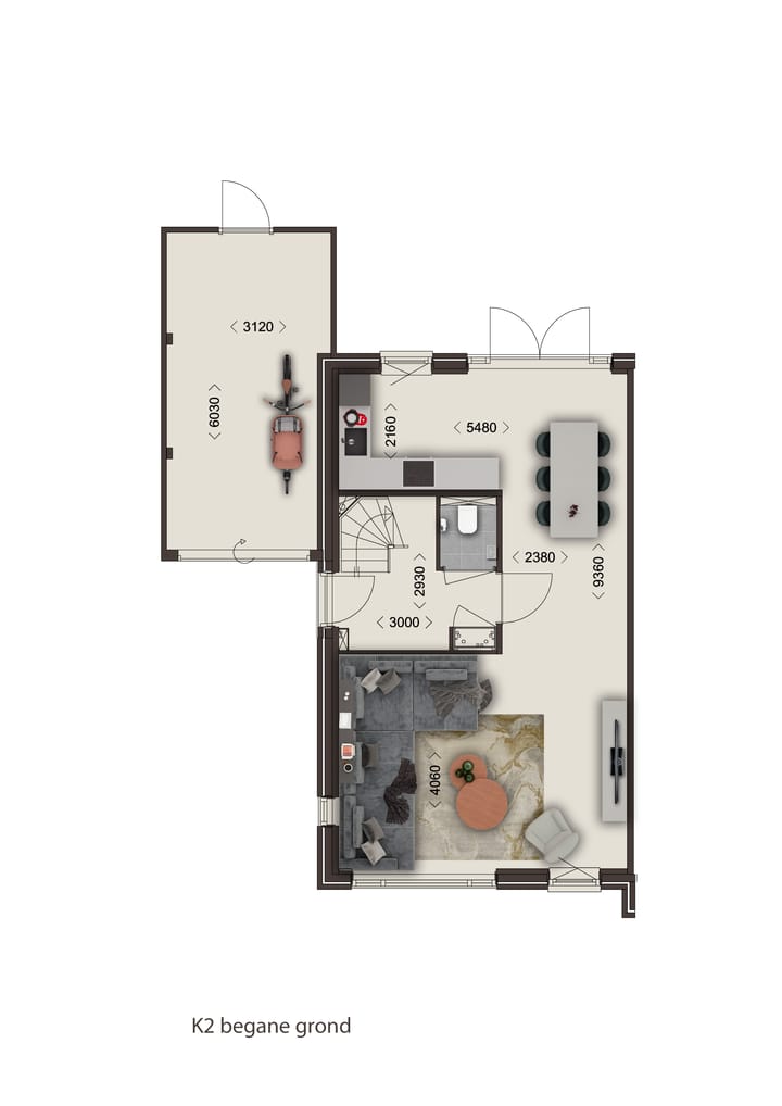 Foto 7 van Twee-onder-één-kapwoning - fase 3A (Bouwnr. 127)
