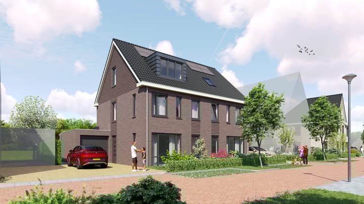 Foto 1 van Twee-onder-één-kapwoning - fase 3A (Bouwnr. 135)