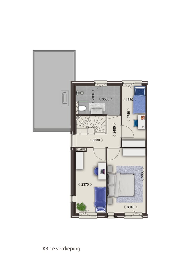 Photo 7 of Twee-onder-één-kapwoning - fase 3A (Bouwnr. 132)
