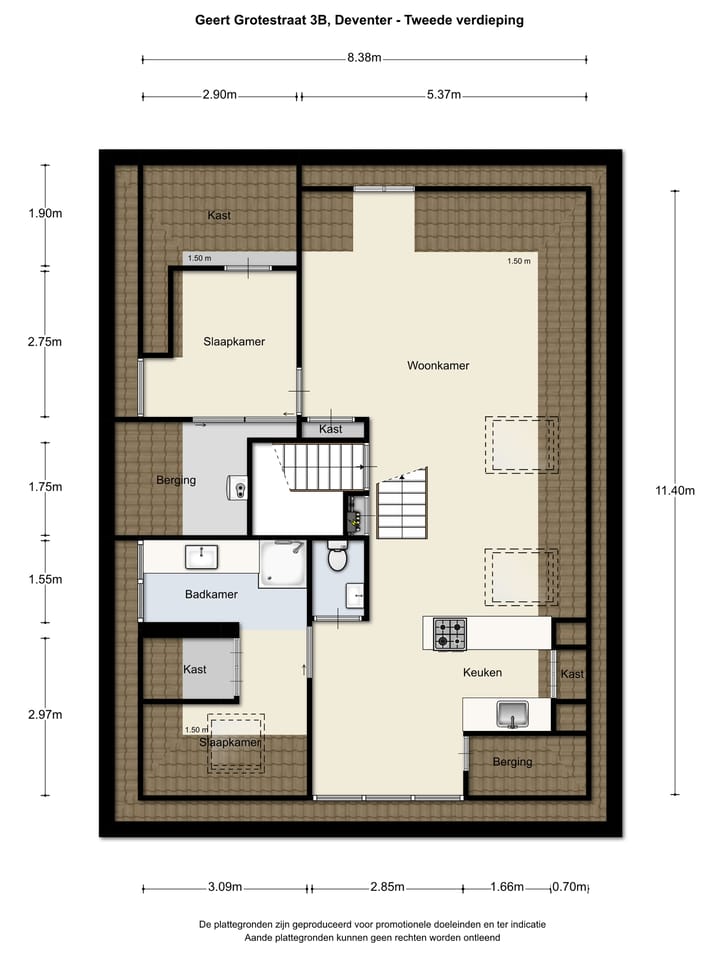 Foto 38 van Geert Grootestraat 3-B