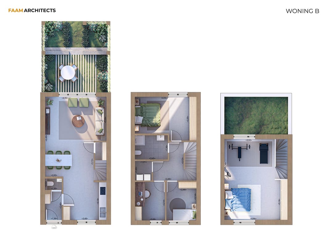 Foto 16 van AIR | 44 | Rijwoning | Type B+ (Bouwnr. 44)