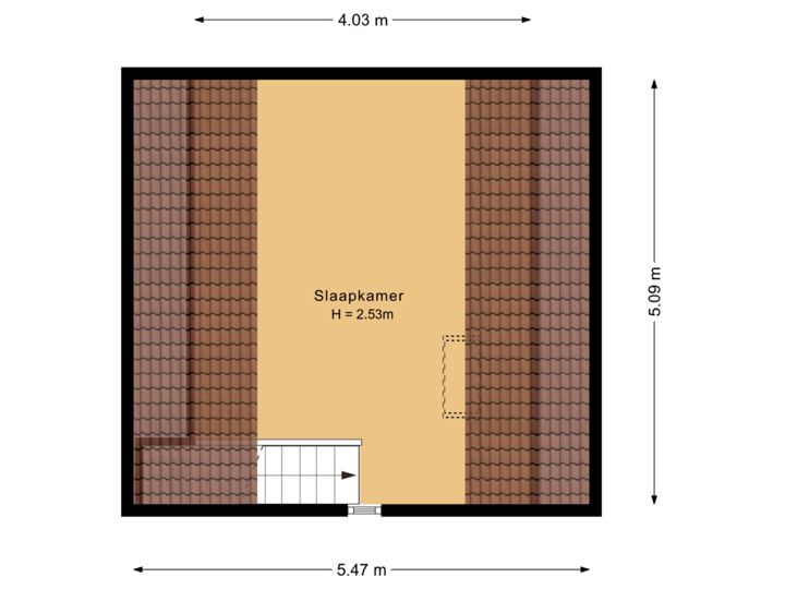 Bijgebouw  eerste verdieping
