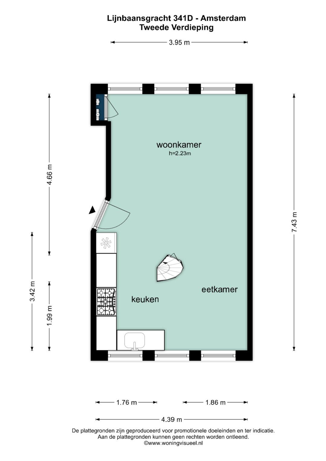 Foto 43 van Lijnbaansgracht 341-D