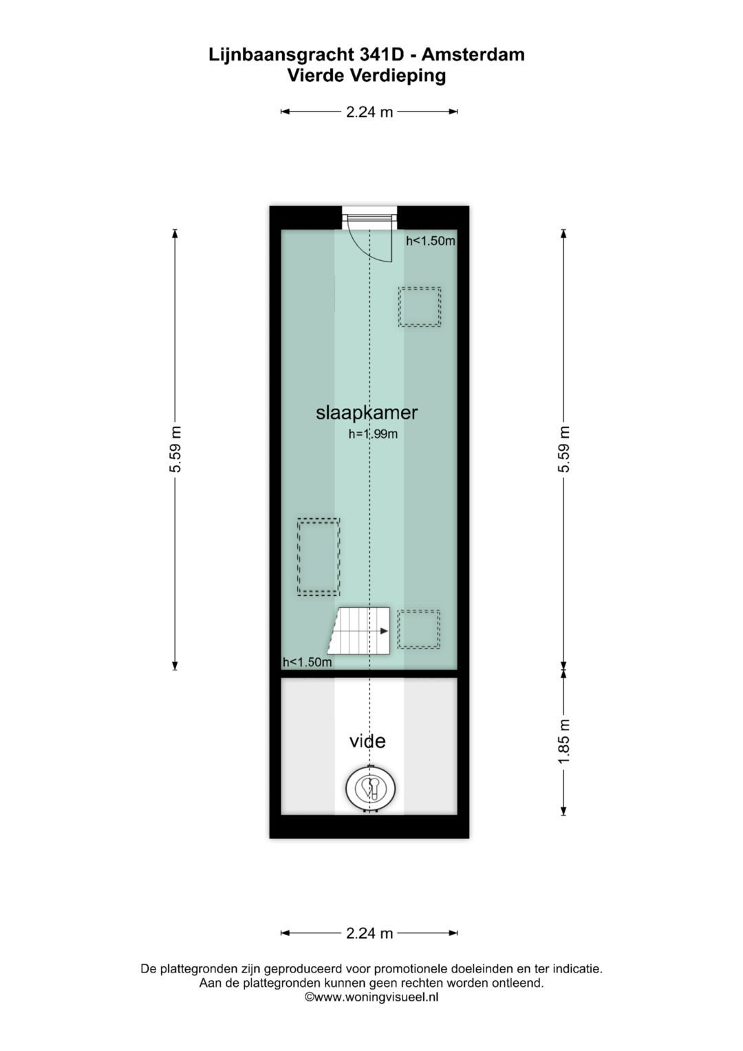Foto 45 van Lijnbaansgracht 341-D
