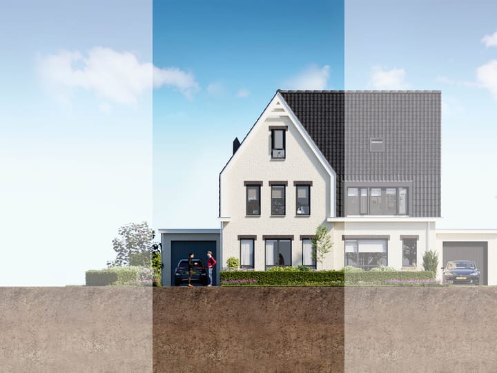 Foto 1 van twee-onder-één-kapwoning (Bouwnr. 68)