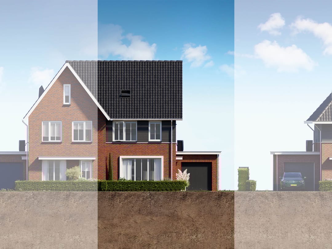 Foto 1 van twee-onder-één-kapwoning (Bouwnr. 62)