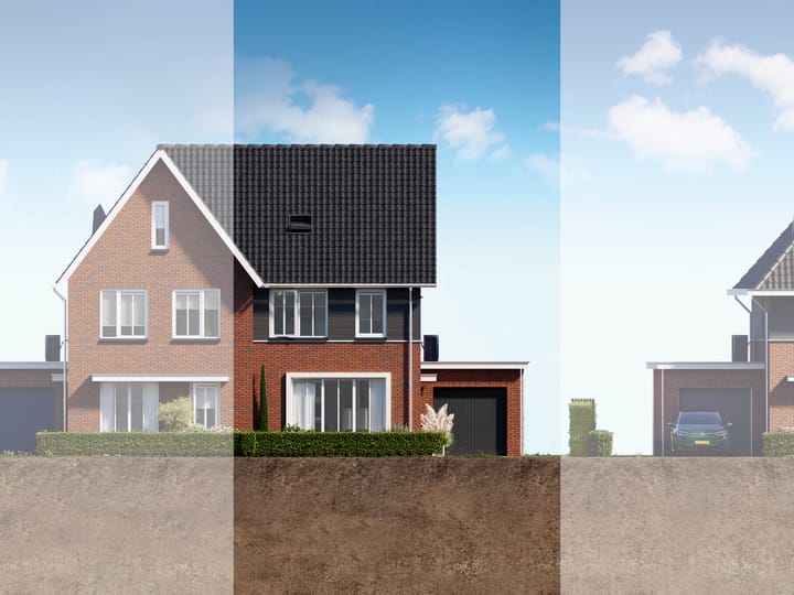 Foto 1 van twee-onder-één-kapwoning (Bouwnr. 62)