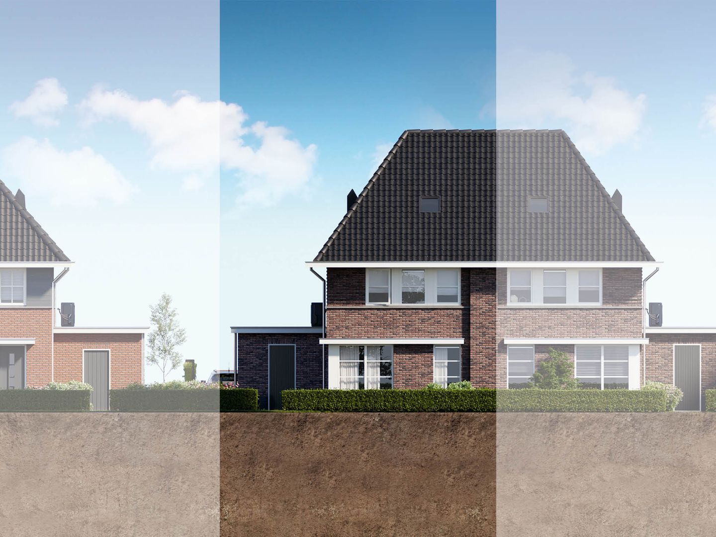 Foto 1 van twee-onder-één-kapwoning (Bouwnr. 81)