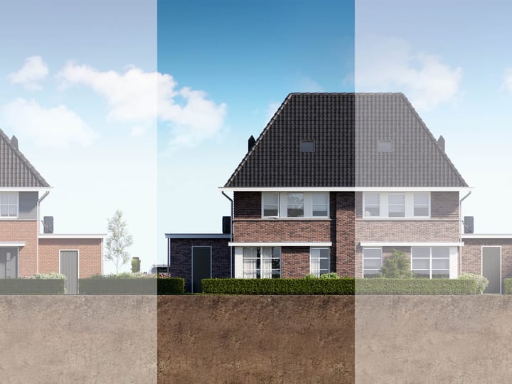 Foto 1 van twee-onder-één-kapwoning (Bouwnr. 81)