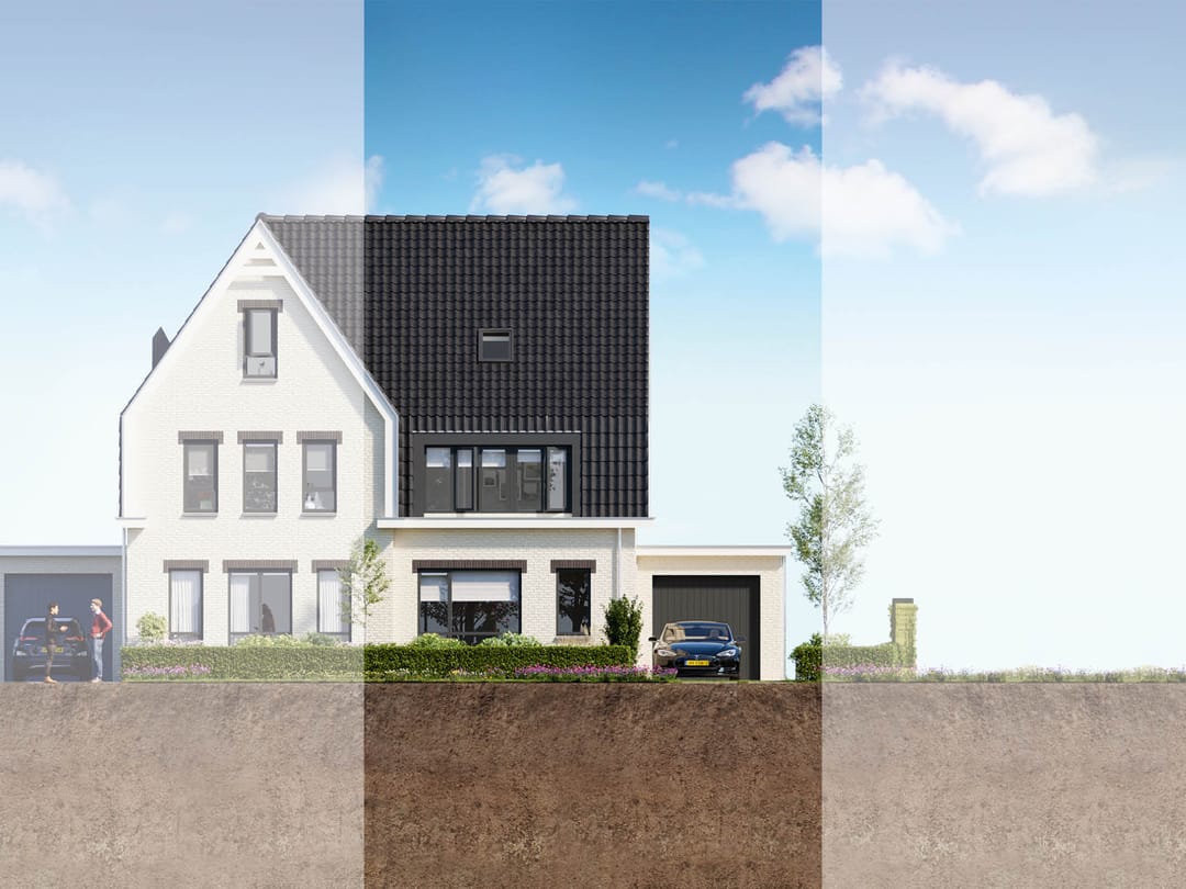 Foto 1 van twee-onder-één-kapwoning (Bouwnr. 69)