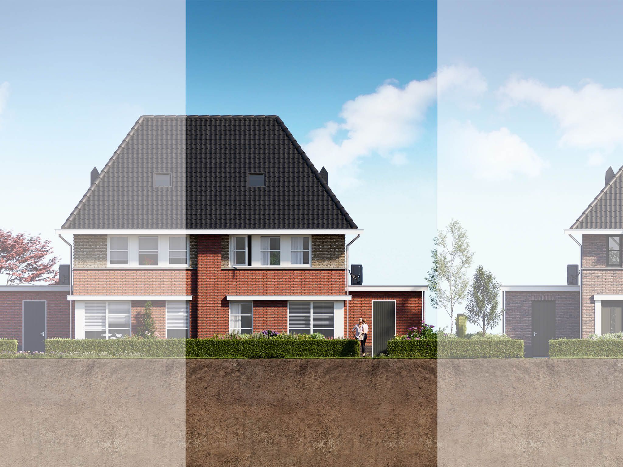 twee-onder-één-kapwoning (Bouwnr. 78) false