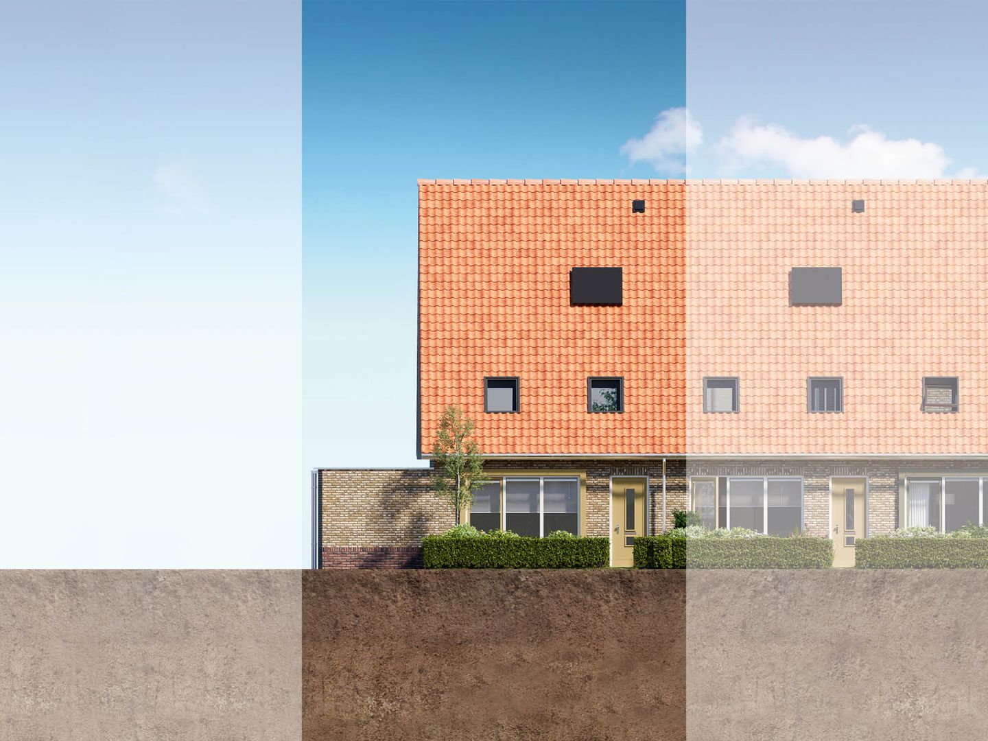 Photo 1 of Rug-aan-rug-hoekwoning (Bouwnr. 104)