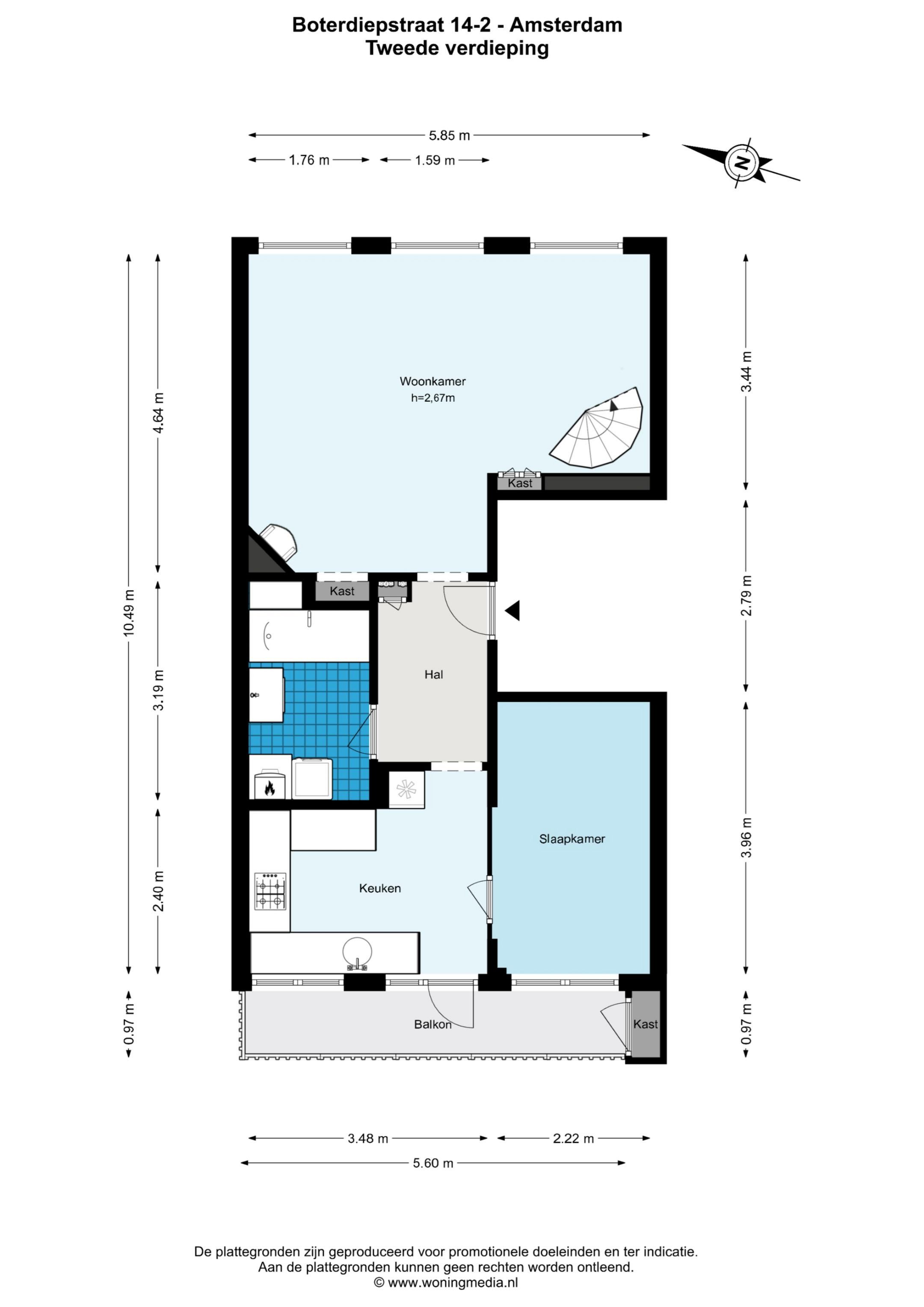 Foto 21 van Boterdiepstraat 14-2