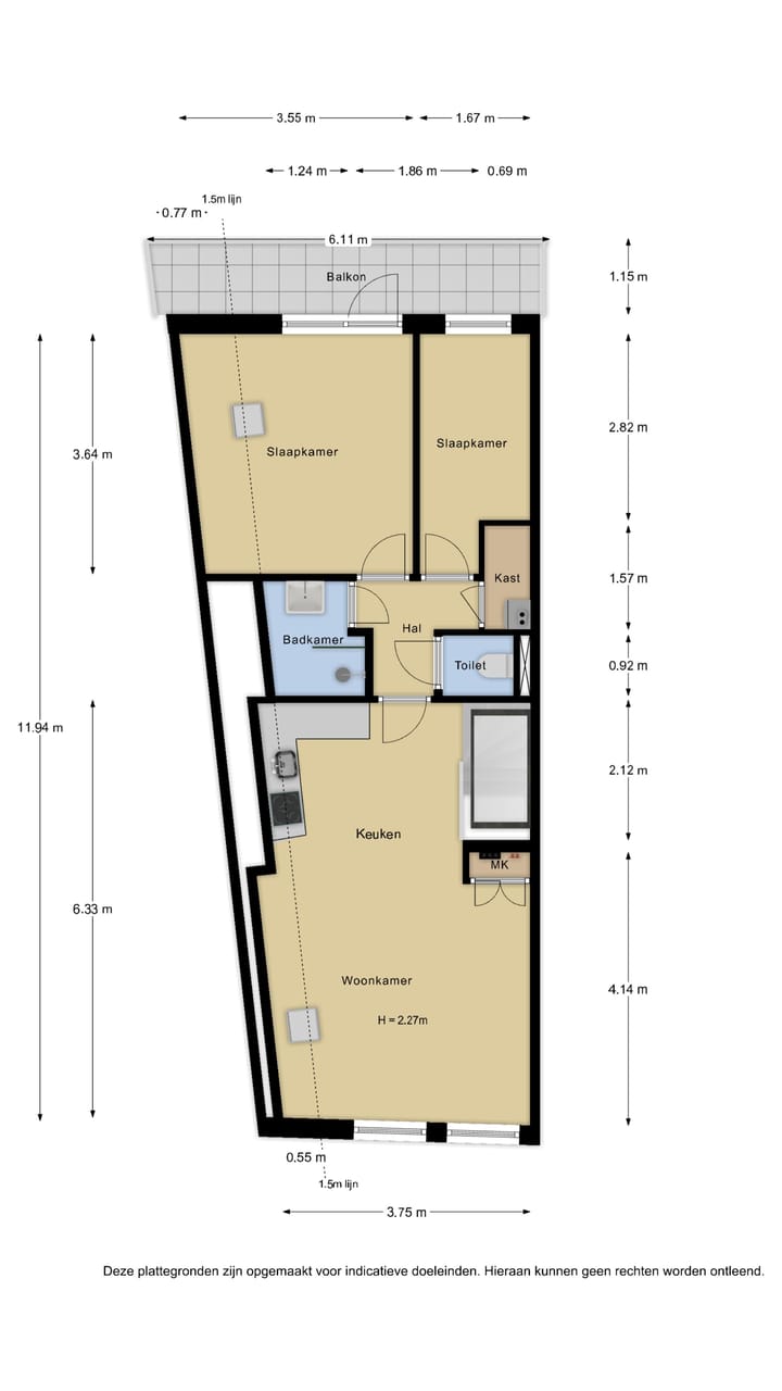 Photo 16 of Philips Willemstraat 12-D