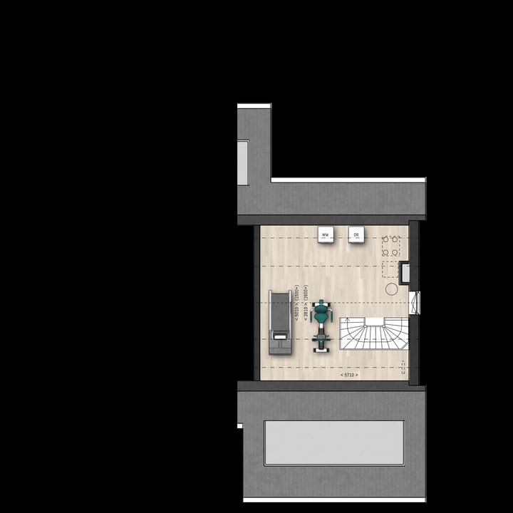 Foto 4 van 2 onder 1 kapwoning (Bouwnr. 110)