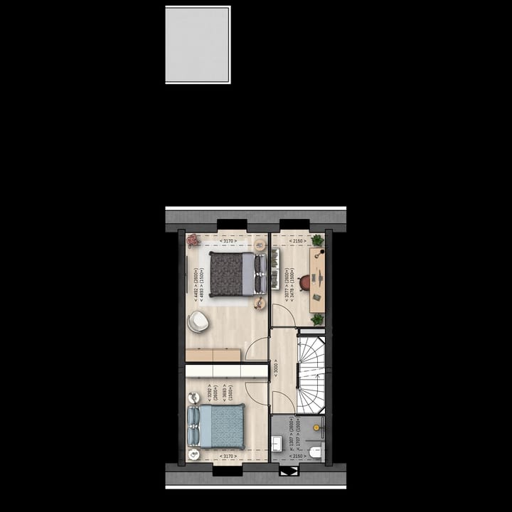 Foto 3 van Tussenwoning (Bouwnr. 107)