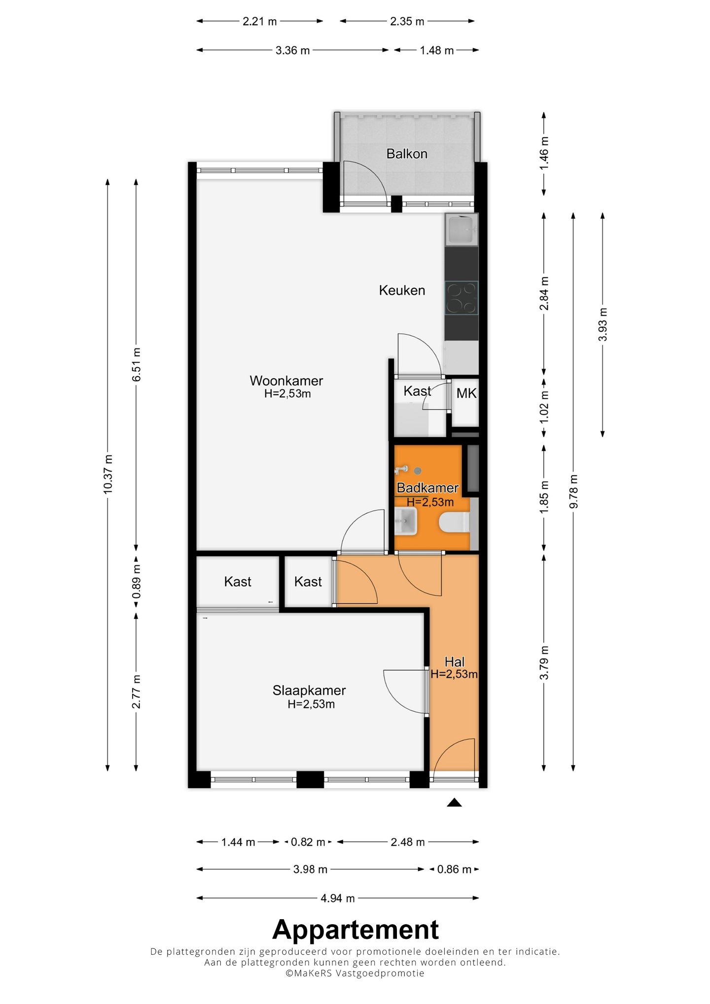 Foto 19 van Koningsplein flat 113-B