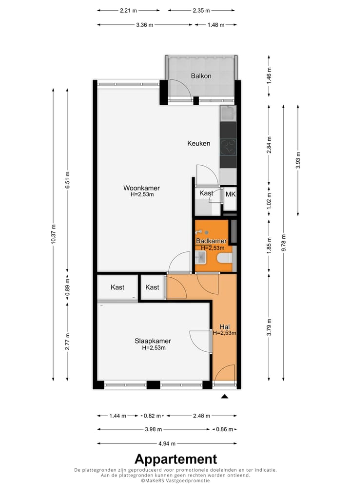 Foto 19 van Koningsplein flat 113-B