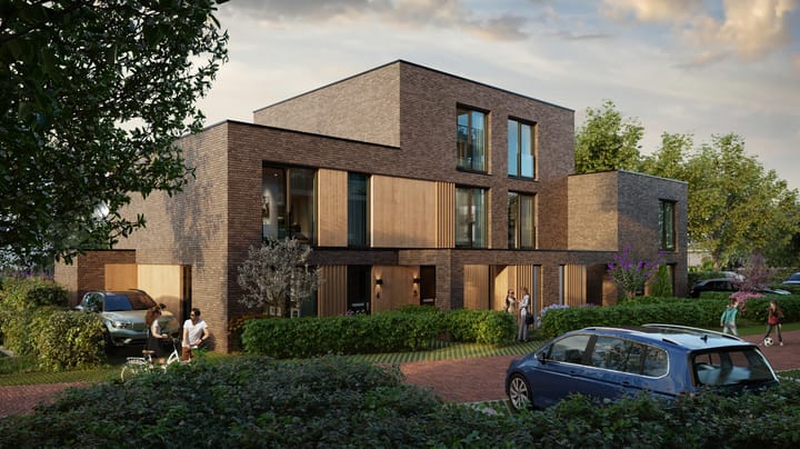 Foto 2 van Gezins-tussenwoningen (Bouwnr. 71)