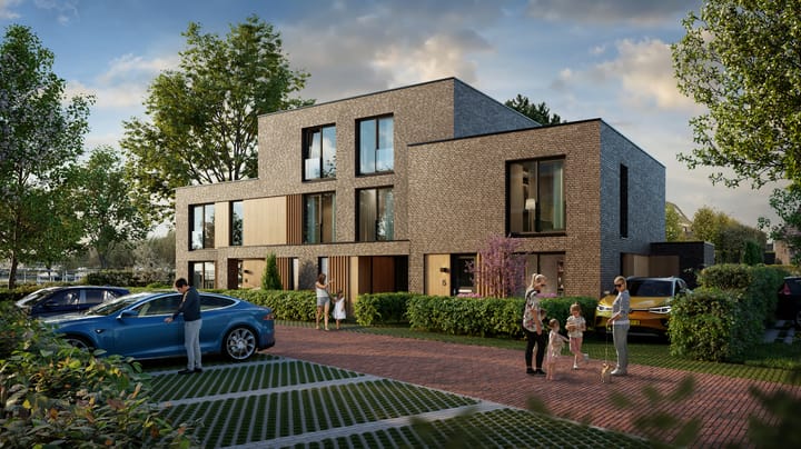 Foto 3 van Gezins-tussenwoningen (Bouwnr. 71)