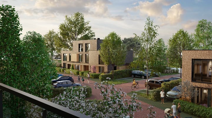 Foto 4 van Gezins-tussenwoningen (Bouwnr. 71)