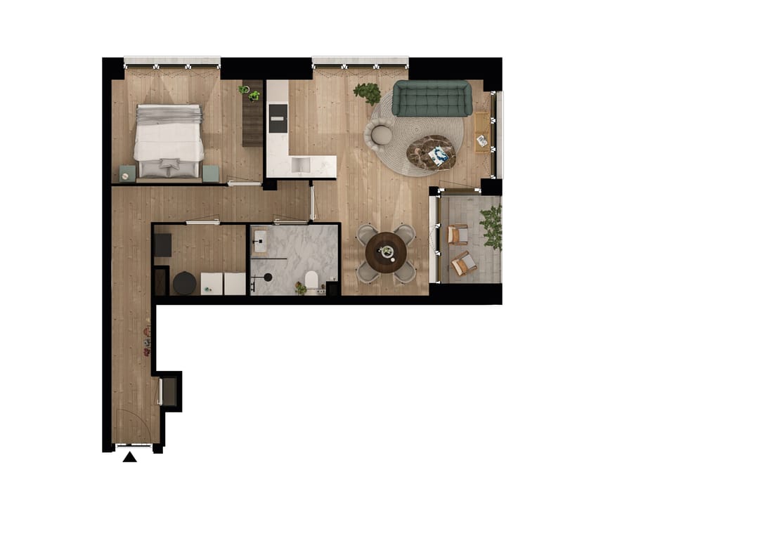 Photo 8 of Hoekappartement (Bouwnr. 40)