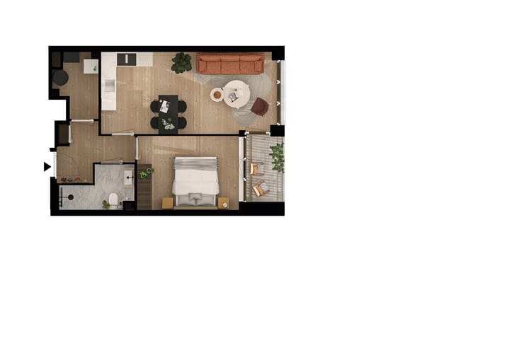 Foto 8 van Korte Zijde (Bouwnr. 23)