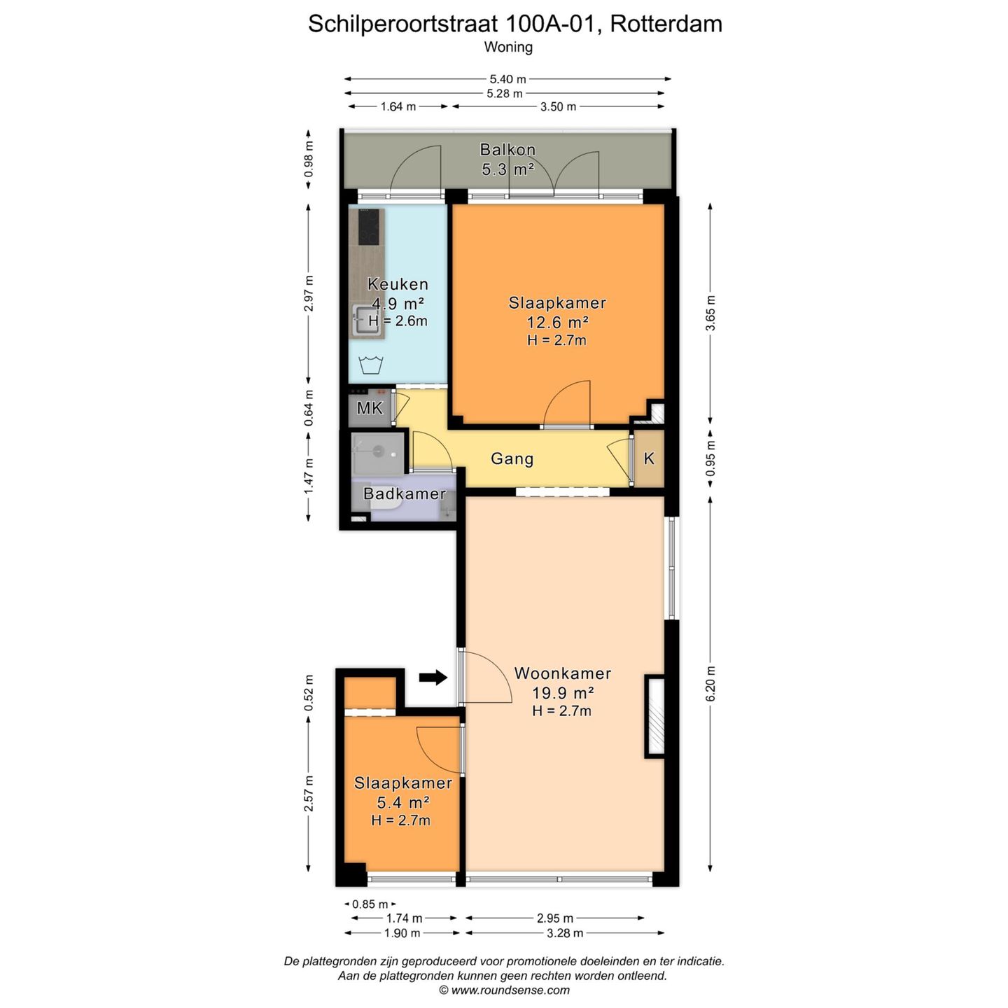 Foto 25 van Schilperoortstraat 100-A01